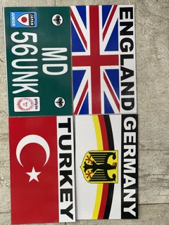 پلاک تزئینی کشوری ضخیم (تکی)